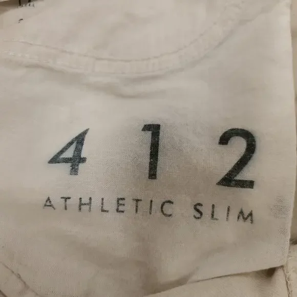 Lucky Brand 412 Authentic Slim Jeans Straight Leg Stretch Men 32x32 Beige Preppy - Picture 5 of 13